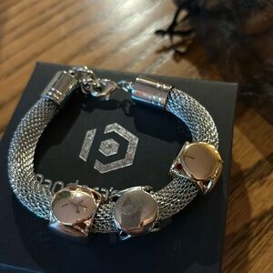 New Pandoras Box Chunky Bracelet 2 tone